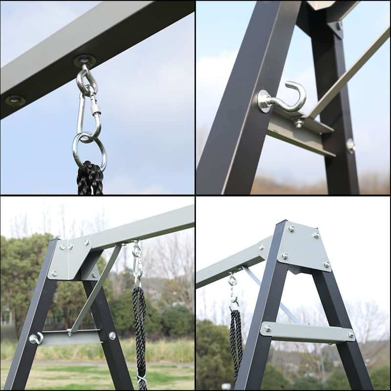 Conjunto de Balanço Metálico Zoshine para Exterior para Crianças